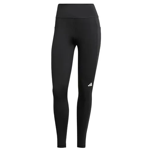 ADIDAS OWN THE RUN 7/8 Leggings Damen Schwarz - Hosen für Damen, ideal für Läuferinnen mit feuchtigkeitsabsorbierender AEROREADY Technologie und aus 70% recyceltem Material, für Komfort und Nachhaltigkeit.