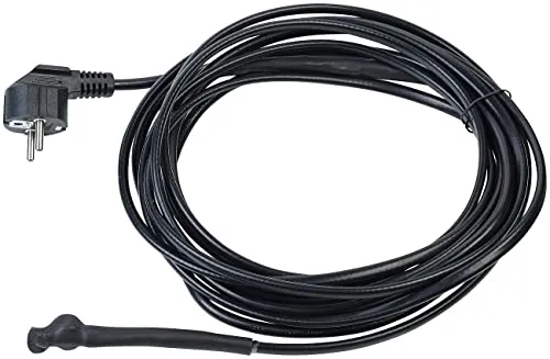 Royal Gardineer Begleitheizung: Frostschutzkabel mit Thermostat, 4 m Heizkabel, 60 Watt, IPX7 (Rohrbegleitheizung, Frostwächter Thermostat, Gewächshausheizung)