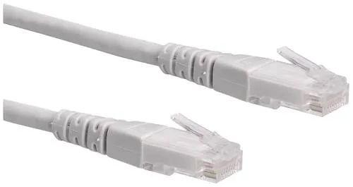Roline RJ45 Netzwerkkabel CAT 6 U/UTP 15m - Hochwertiges 15m Patchkabel für Gigabit-Ethernet-Netzwerke, mit Knickschutz und vergoldeten Kontakten. Ideal für strukturierte Verkabelungen im LAN.