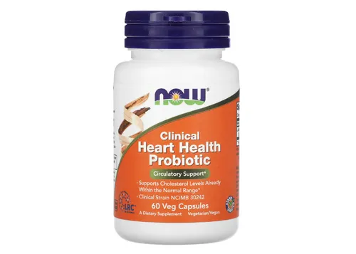 Now Foods, Probiotikum Herzgesundheit, 60 pflanzliche Kapseln (117 mg pro Kapsel