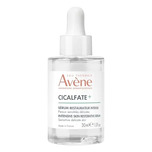 Avene Cicalfate+ regenerierendes Serum Konzentrat 30 ml - Arzneimittel für empfindliche Haut, stärkt die Hautbarriere und regeneriert trockene, fahle Haut mit sofortiger Linderung von Spannungsgefühlen.
