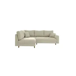 S-Style Möbel Ecksofa Zara mit Holzfüßen von S-STYLE