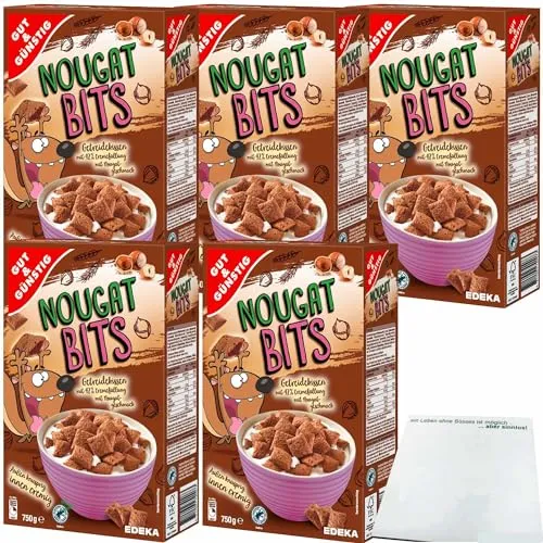Gut&Günstig Nougat Bits Getreidekissen 5er Pack