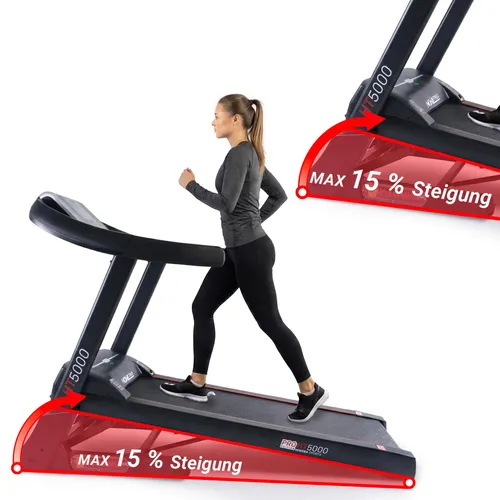 Miweba Sports Laufband HT5000 – Klappbar & Vielseitig