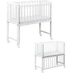 Baby Delux Beistellbett 90x40 cm in weiß von Baby-Delux