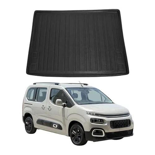 OMAC Kofferraumwanne für Citroen Berlingo 2019-2025 - Fahrzeugspezifische 3D-Kofferraummatte aus hochwertigem Gummi TPE, rutschfest und wasserdicht. Ideal für den ganzjährigen Einsatz und einfach zu reinigen.