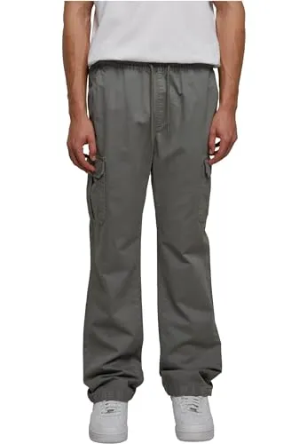 Urban Classics Herren Cotton Cargo Pants 3XL - Wanderhosen in Asphalt-Optik, ideal für Outdoor-Aktivitäten mit praktischem Stauraum durch mehrere Taschen.