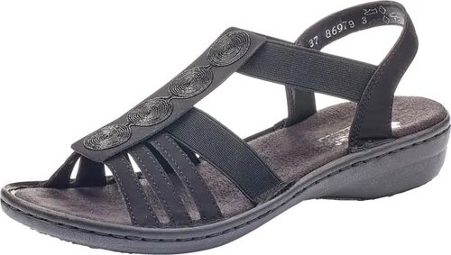 Produktbild Rieker Damen Komfort Sandalen Schwarz 60870-00