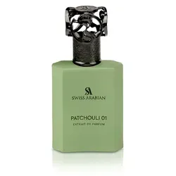 Swiss Arabian Patchouli 01 Extrait de Parfum - Erleben Sie Swiss Arabian Patchouli 01, ein intensives Extrait de Parfum, das klassische und moderne Duftnoten vereint. Perfekt für Liebhaber einzigartiger Nischendüfte.