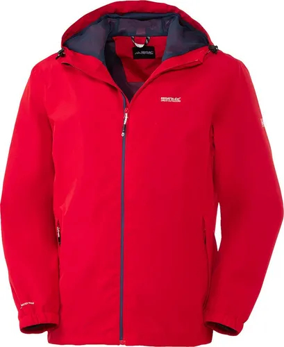 Regatta Allwetterjacke rot XXL - Bewegungsfreundlich und elastisch - Sportliche Allwetterjacke mit elastischem Material, das Bewegungsfreiheit bietet. Atmungsaktiv, wasserabweisend und winddicht für optimalen Komfort bei jedem Wetter.