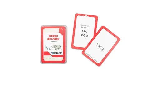 Betzold Rechnen mit Gewichten - Karten für den Magischen Zylinder