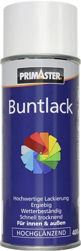 Primaster Lackspray 400 ml reinweiß hochglänzend