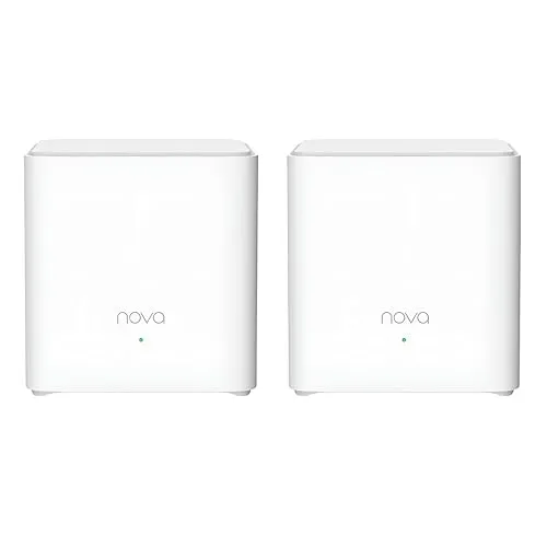 Tenda EX3 (2-pack) Dual-Band Wi-Fi 6 Router - Dual-Band (2,4 GHz/5 GHz) Router im 2-Pack, bietet blitzschnelles Internet mit Wi-Fi 6 Technologie für optimierte Leistung und Reichweite.