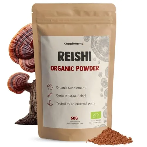 Cupplement Reishi Pulver Bio 60 gram - Pilz – Immun