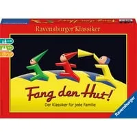 Ravensburger Brettspiel 26736, Fang den Hut! - Familienspiel für 2-6 Spieler - Gesellschaftsspiel für Kinder ab 6 Jahren, bei dem Taktik und Würfelglück gefragt sind. Ideal für spannende Spielabende mit der ganzen Familie.