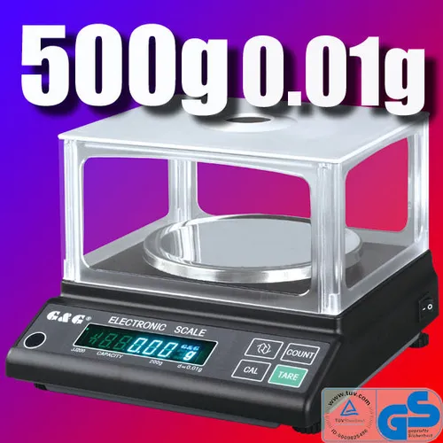 500g/0,01g Präzisionswaage Laborwaage Digital-waage JJ