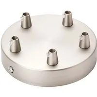 Orion Lightstyle Deckenbaldachin 5 Auslässe Silber Ø 120 mm