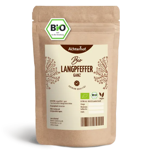 Langpfeffer ganz BIO | 50g | bengalischer Langer Pfeffer | Stangenpefffer | Piper longum