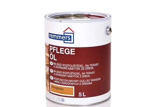 Remmers Pflege-Öl douglasie, 5 Liter - Holzöl für innen und außen, wasserabweisend und wetterfest, ideal für Gartenmöbel und Holzterrassen, schützt vor Austrocknung und Witterungseinflüssen.