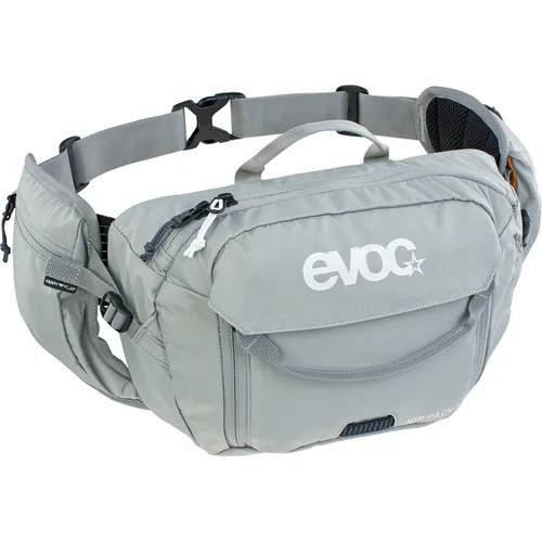 evoc HIP PACK 3l - Praktische Bike-Hüfttasche - Gürteltaschen mit VENTIFLAP-System für optimalen Tragekomfort. Ideal für Biker, die einen freien Rücken wollen. Inklusive einhändig bedienbarer Reißverschlusstaschen und flexibler Fächer für Trinkflaschen.