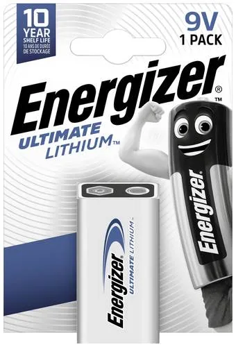 Energizer Ultimate 6LR61 9 V Block-Batterie Lithium 9 V 1 St.
