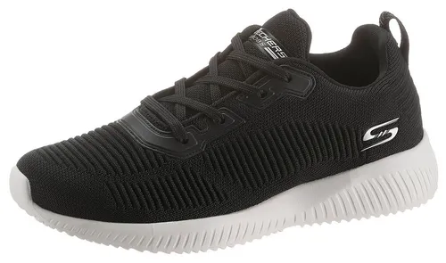 SKECHERS Bobs Squad - Tough Talk Damen Sneaker - Sportliche Damen Sneaker aus Textil und Synthetik mit Skech-Knit und gepolstertem Skechers Memory Foam für optimalen Tragekomfort.