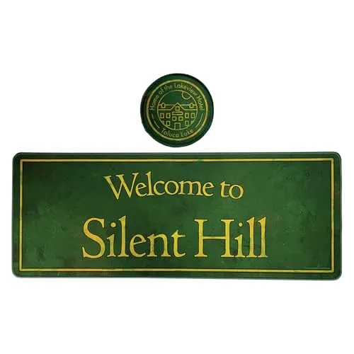 Silent Hill XL Desk Pad and Coaster Set in grün von FaNaTtik