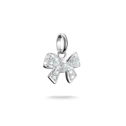 Charm-Anhänger Schleife - Thomas Sabo CC1235-051-14 - Eleganter Charm-Anhänger in Schleifenform, perfekt für individuelle Schmuckkreationen und als Geschenkidee.