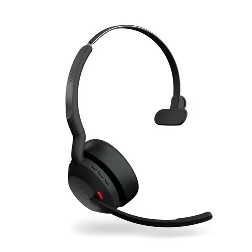 Jabra Evolve2 55 - Schnurloses Mono-Headset mit ANC - PC-Headset mit aktiver Geräuschunterdrückung (ANC) für ungestörte Gespräche. Ideal für professionelle Nutzung und kompatibel mit MS Teams sowie anderen Plattformen.