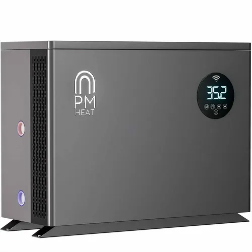 Full Inverter Wärmepumpe Invermo 20 kW für große Pools - Poolheizung für 80-110 m³ mit bis zu 20 kW Heizleistung, extrem leise und energieeffizient dank DC Full Inverter-Technologie und WLAN-Steuerung.