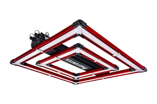 Photontek SQ200W Pro LED Grow Lampe – Vollspektrum Pflanzenlicht - Effiziente 200 W LED Growlampe mit 120° Abstrahlwinkel, ideal für alle Wachstumsphasen. Langanhaltende Qualität mit 60.000 h Lebensdauer und Dimmregler für optimale Lichtanpassung.