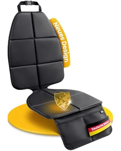 KØKØ Design® Kindersitzunterlage Gudrun [ISOFIX kompatibel] Auto Sitzschoner inkl. Rücklehnenschutz, Passend für jeden Kindersitz und jedes Auto, Autositzschoner Rückbank für Kinder