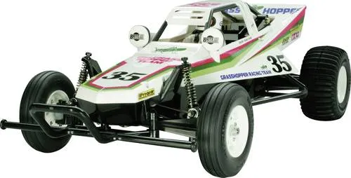 Tamiya 1:10 RC Buggy The Grasshopper I 2005 - Limitierte Wiederauflage des legendären 2WD-Buggys, ideal für Sammler und Sand-Buggy-Fans