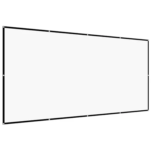 VEVOR 120 Zoll manuelle Projektionsleinwand - Hochreflektierende 4K-Projektionsleinwand mit einfachem 4-Schritte-Installationsprozess. Ideal für Heimkino und Veranstaltungen, bietet sie ein klares Bild aus jedem Winkel – perfekt für unvergessliche Filmabende.