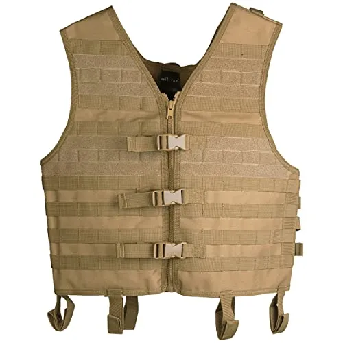 Mil-Tec Molle Carrier Weste Coyote Einheitsgröße