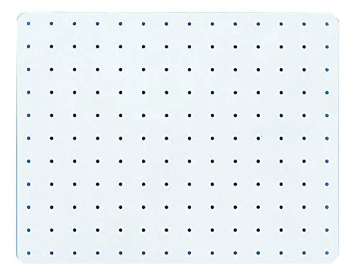Hama Perlen 9003 Lochplatte Rechteck für 154 Maxi Stick Stecker in transparent, ca. 24 x 19 cm, kreativer Bastelspaß für Groß und Klein