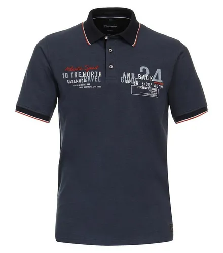 CASAMODA Polo-Shirt Uni - Poloshirt für Herren mit hohem Baumwollanteil, normaler Passform und sportlichem Design. Ideal für vielseitige Kombinationen und farblich abgesetzte Akzente.