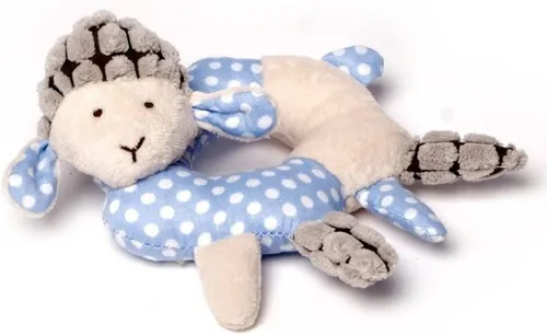 inware Kuscheltier Rassel, Tiere, Stofftier ca. 10 cm, Greifling, Motorikspielzeug (1-St), Ideal als Geschenk