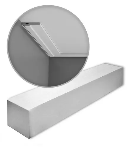 Orac Decor CX161 AXXENT Deckenleiste 4m Set - Set mit 42 weißen Stuckleisten aus Duropolymer® für eine einfache Klebeanwendung. Ideal zur Verschönerung von Decken und Wänden im Innenbereich.