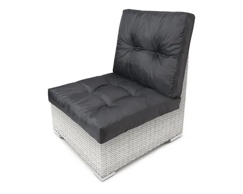 KingMatratzen Dekokissen 2er SET S (50x50 + 50x40 cm) in grau von KingMatratzen