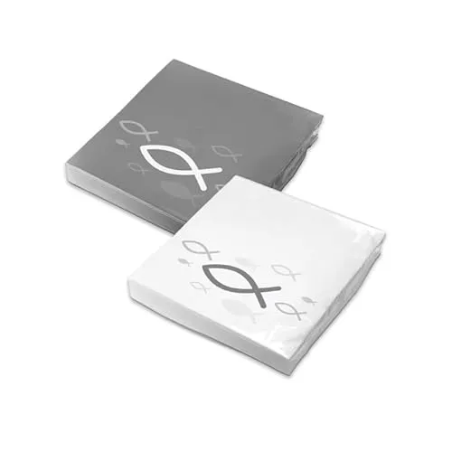 Papierservietten Grau von itenga