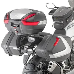 Givi PLX Kofferträger Monokey Side - Spezifischer Seitenkoffer-Träger für V35 und V37 MONOKEY® SIDE Koffer, max. Zuladung 10 kg pro Koffer, ideal für sicheres Reisen mit zusätzlichem Gepäck.