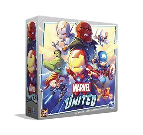 Asmodee Marvel United, Brettspiel, 1–4 Spieler, ab 10 Jahren, italienische Ausgabe