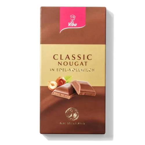 GOURVITA DE Viba Nougat-Tafelschokolade Classic, 100g 13502