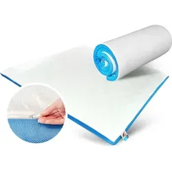 MARQA Topper Gelschaum 80x200 cm – Komfortschicht mit waschbarem Bezug - Matratzentopper mit 4 cm dickem Gelschaum für optimalen Schlafkomfort. Die punktgenaue Anpassung sorgt für Druckentlastung und erholsame Nächte. Pflegeleicht mit abnehmbarem Bezug, der bei 40 Grad waschbar ist.