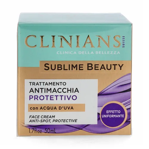 CLINIANS Sublime Beauty Anti-Pigment Gesichtscreme Traubenwasser 50 ml