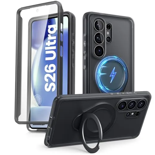 i-Blason für Samsung Galaxy S26 Ultra Hülle Kompatibel mit Magsafe, Schwarz