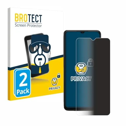 BROTECT 2 Stück Anti-Spy Blickschutzfolie für Samsung Galaxy A13 5G Privacy Screen Protector [Displayschutz-Folie, Sichtschutz, Blaulichtfilter]