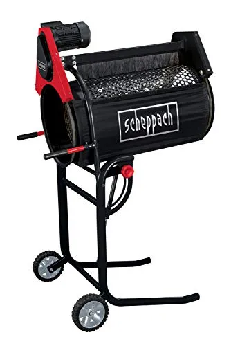 Scheppach Rollsieb RS350 (250 Watt, Siebtrommel-Länge: 800mm -Ø: 400mm, Drehzahl: 42 min-1, Materialdurchsatz: 3m³/h, neigbare Trommel)