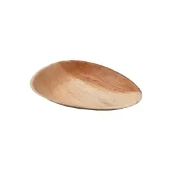 Greenbox Palmware® Teller, tropfenförmig DTW056101 , 1 Packung = 25 Stück, Länge: 17 cm